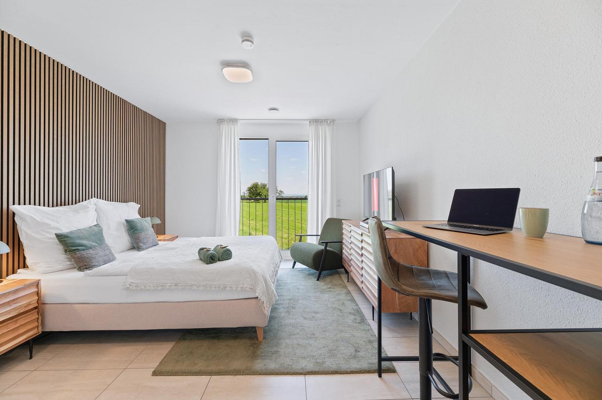 The Serviced - Design Apartments Štutgart Pokoj fotografie